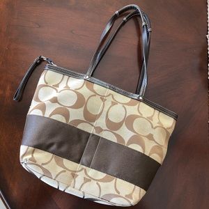 Coach Signature Authentic Handbag Small Tote